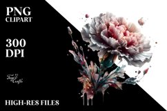 Abstract Shiny Carnation Metallic | Sublimation Clipart Product Image 3