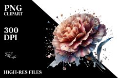 Abstract Shiny Carnation Metallic | Sublimation Clipart Product Image 3