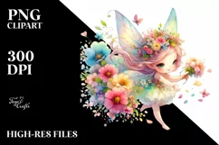 Colorful Fairy And Flower Petals Product Image 1