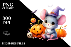 Simple Halloween Scenery Clipart Product Image 2