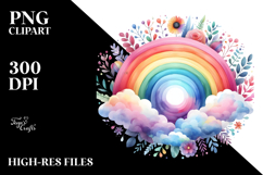 Colorful Rainbow Pastel Watercolor Product Image 2