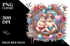 Colorful Baby Heart PNG Product Image 2