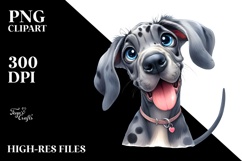 Happy Great Dane, PNG Product Image 2