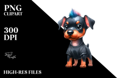 Enthusiastic Baby Doberman Pinscher.png Product Image 2
