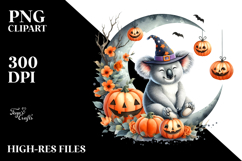 Koala Dressed for Halloween PNG Product Image 2