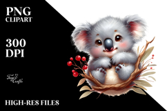 Cute Baby Koala PNG Product Image 2