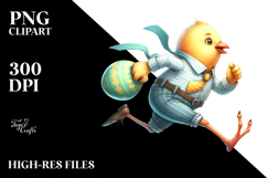 Running Bunny with Easter Egg Product Image 2