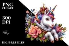 colorful Baby Unicorn at Elizabethan Court Product Image 2