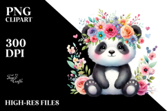 Panda Pastel Flower Crown Product Image 2