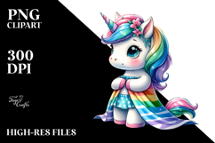 Pastel Baby Unicorn Rainbow Product Image 2