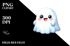 Cute Ghost, High-Res PNG Product Image 2
