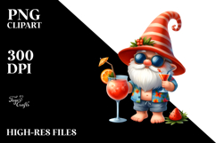 Cute Gnome, Cocktail PNG Product Image 2
