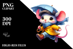 Cute Running Baby Macaw with Whimsical Haircut PNG Product Image 2