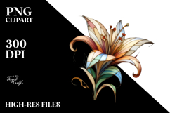 Wooden Stained Lily Product Image 2