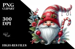 Detailed Christmas Gnome PNG Product Image 3