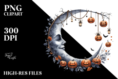 Half Moon Halloween PNG Product Image 2