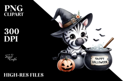 Cute Baby Zebra Halloween, High-Res PNG Product Image 2