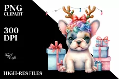 Crazy French Bulldog PNG Product Image 3