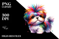 Expressive Shih Tzu Baby PNG Product Image 2