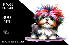 Expressive Shih Tzu Watercolor Product Image 2