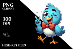 Joyful Bird, Transparent PNG Product Image 2