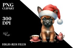 Baby Malinois with Stylish Look, High-res PNG Product Image 3