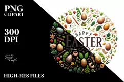 Easter Clipart |T-shirt, Mug, Tumbler Product Image 8