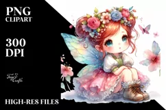 Colorful Fairy PNG Product Image 1