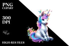 Baby Unicorn in Buenos Aires, Transparent PNG Product Image 2