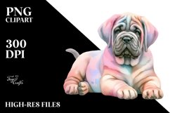 Colorful Mastiff Clipart Product Image 3