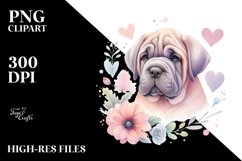 Colorful Mastiff Clipart Product Image 1