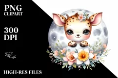 Colorful Baby Unicorn Clipart Product Image 3
