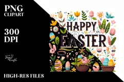 Easter Clipart |T-shirt, Mug, Tumbler Product Image 7