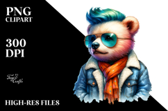 Bear Posing Like a Model PNG Product Image 2