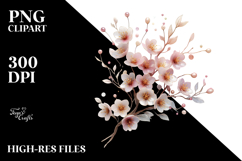 Cherry Blossom with Material, Transparent PNG Product Image 2