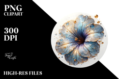 Glossy Petunia in Material, PNG Product Image 2