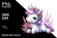 Pastel Baby Unicorn with Heather Product Image 3