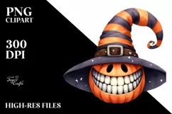 Funny Halloween Hat Clipart PNG Product Image 3