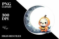 Cute Baby Parrot Halloween PNG Product Image 3