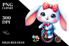 Goofy Cute Baby Bunny PNG Product Image 2