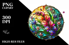 Watercolor Luxury Flower Splash Clipart Product Image 1