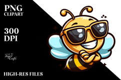 Cute Bee, Transparent PNG Product Image 2