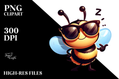 Sarcastic Bee with Sunglasses.png Product Image 2