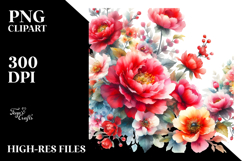 Rainbow Fairy House Watercolor Clipart Product Image 2