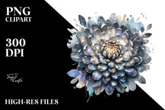 Shiny Chrysanthemum with Metallic Insertions Product Image 3