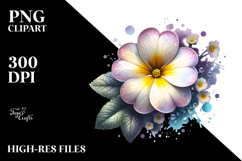 Watercolor Primrose, Transparent PNG Product Image 2