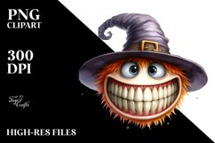 Funny Halloween Smile Clipart Product Image 1