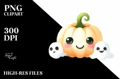 Simple Funny Halloween Clipart, Transparent PNG Product Image 3