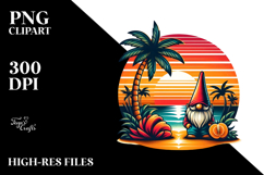 Gnome Sunset Clipart Product Image 2