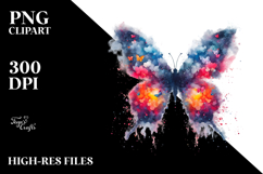 Colorful Butterfly Painting, Transparent PNG Product Image 2
